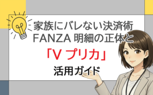 家族にバレない決済術：FANZA明細の正体と「Vプリカ」活用ガイド