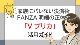 家族にバレない決済術：FANZA明細の正体と「Vプリカ」活用ガイド